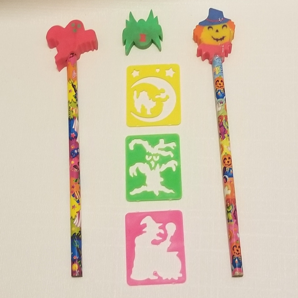 VGUC vtg Halloween Lisa Frank items - Picture 2 of 8